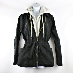 Hooded Combo Utility Jacket